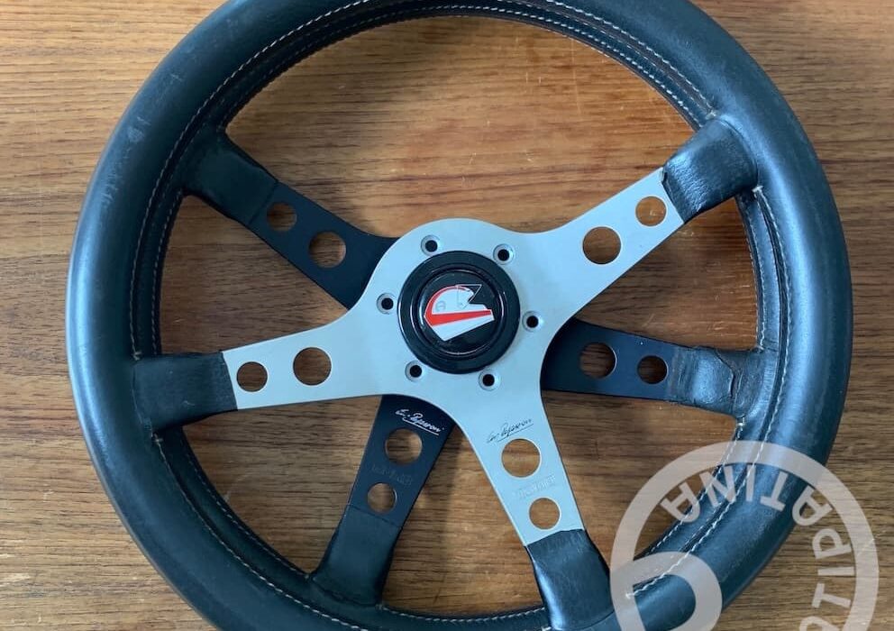 Momo Clay Regazzoni Steering Wheels - Silver & Black